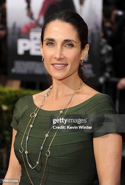 Actress Melina Kanakaredes arrives at the premiere of Walt Disney Pictures' "Prince Of Persia: The Sands Of Time" held at Grauman''s Chinese Theatre...