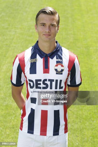 Kristofer Kristinsson during the team presentation of Willem II on July 13, 2018 at the Koning Willem II stadium in Tilburg, The Netherlands