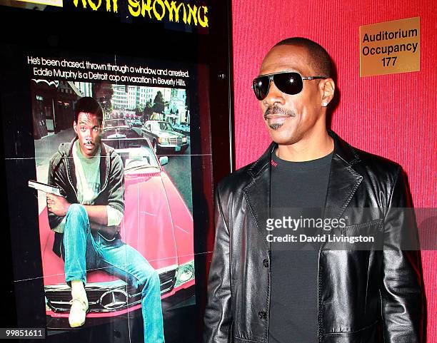 Comedian Eddie Murphy poses before the screening of "Beverly Hills Cop" during AFI & Walt Disney Pictures' "A Cinematic Celebration of Jerry...