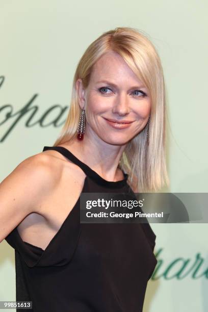 Actress Naomi Watts attends the Chopard 150th Anniversary Party at the VIP Room, Palm Beach during the 63rd Annual International Cannes Film Festival...