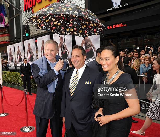 Actors Jon Voight, Jon Lovitz, and actress Tia Carrere arrive at the premiere of Walt Disney Pictures' "Prince Of Persia: The Sands Of Time" held at...