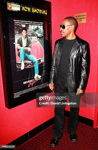 Comedian Eddie Murphy poses before the screening of "Beverly Hills Cop" during AFI & Walt Disney Pictures' "A Cinematic Celebration of Jerry...