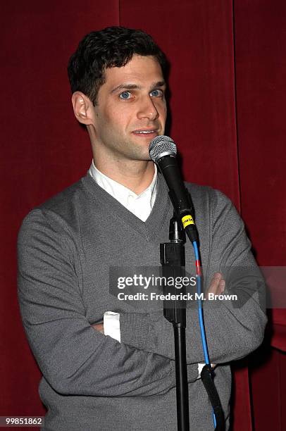 Actor Justin Bartha speaks onstage before the screening of "National Treasure" during AFI & Walt Disney Pictures' "A Cinematic Celebration of Jerry...