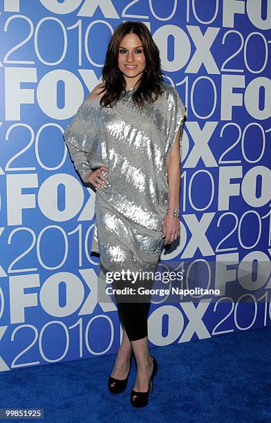 Personality Kara DioGuardi attends the 2010 FOX UpFront after party at Wollman Rink, Central Park on May 17, 2010 in New York City.