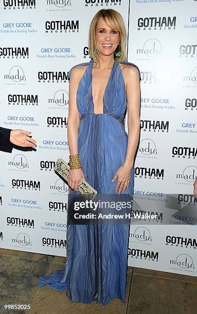 Kristin Wiig attends the Gotham Magazine cover party in her honor at mad46 Rooftop Lounge - The Roosevelt Hotel on May 17, 2010 in New York New York.