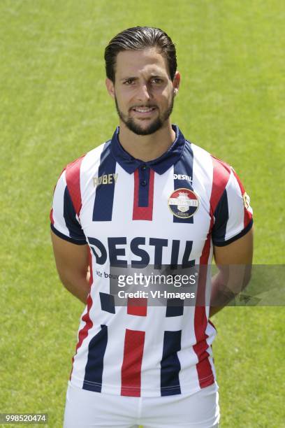 Fran Sol during the team presentation of Willem II on July 13, 2018 at the Koning Willem II stadium in Tilburg, The Netherlands