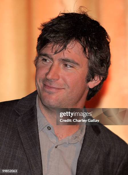 Actor Jack Davenport speaks onstage before the screening of "Pirates of the Caribbean: The Curse of the Black Pearl" during AFI & Walt Disney...