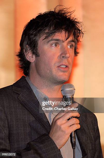 Actor Jack Davenport speaks onstage before the screening of "Pirates of the Caribbean: The Curse of the Black Pearl" during AFI & Walt Disney...