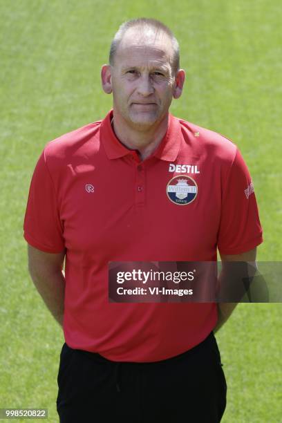 Guus Bierings during the team presentation of Willem II on July 13, 2018 at the Koning Willem II stadium in Tilburg, The Netherlands