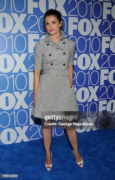 Actress Keri Russell attends the 2010 FOX UpFront after party at Wollman Rink, Central Park on May 17, 2010 in New York City.