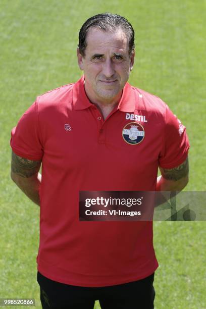 Henry van Amelsfort during the team presentation of Willem II on July 13, 2018 at the Koning Willem II stadium in Tilburg, The Netherlands