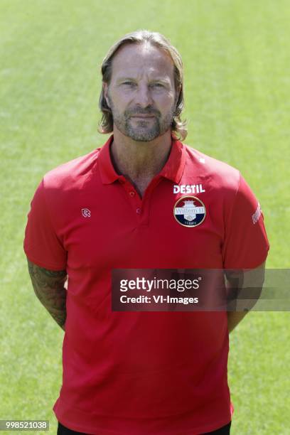 Harald Wapenaar during the team presentation of Willem II on July 13, 2018 at the Koning Willem II stadium in Tilburg, The Netherlands