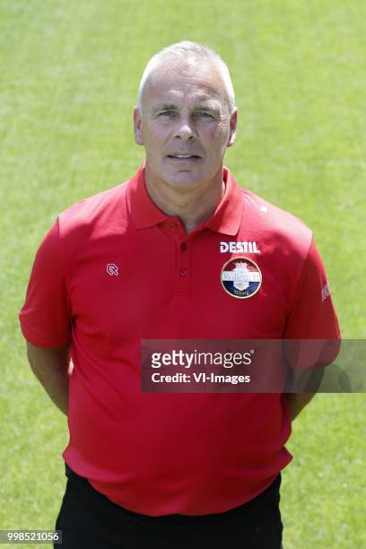 Gerry Vink during the team presentation of Willem II on July 13, 2018 at the Koning Willem II stadium in Tilburg, The Netherlands