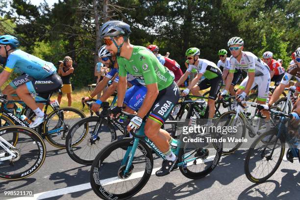 Peter Sagan of Slovakia and Team Bora Hansgrohe Green Sprint Jersey / during the 105th Tour de France 2018, Stage 8 a 181km stage from Dreux to...