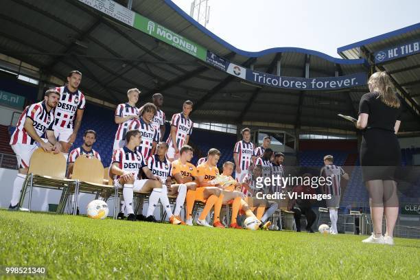 During the team presentation of Willem II on July 13, 2018 at the Koning Willem II stadium in Tilburg, The Netherlands