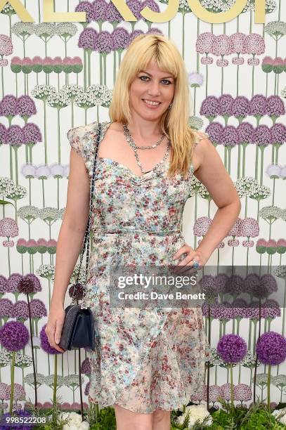 Meredith Ostrom attends the Xerjoff Royal Charity Polo Cup 2018 on July 14, 2018 in Newbury, England.