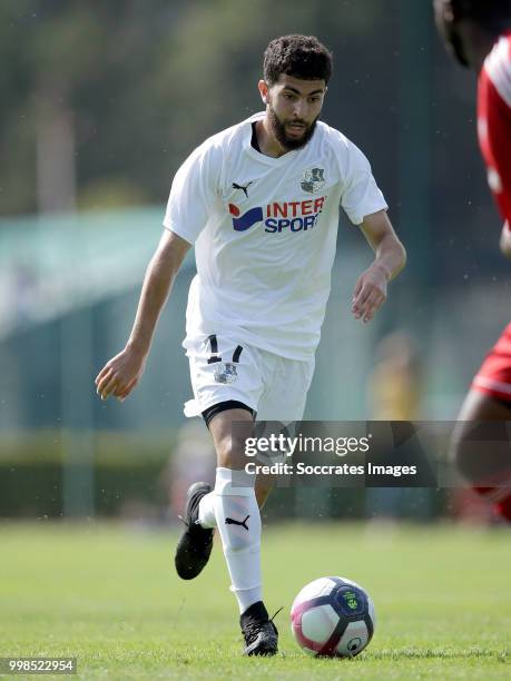 Madih Talal of Amiens SC during the Club Friendly match between Amiens SC v UNFP FC at the Centre Sportif Du Touquet on July 13, 2018 in Le Touquet...