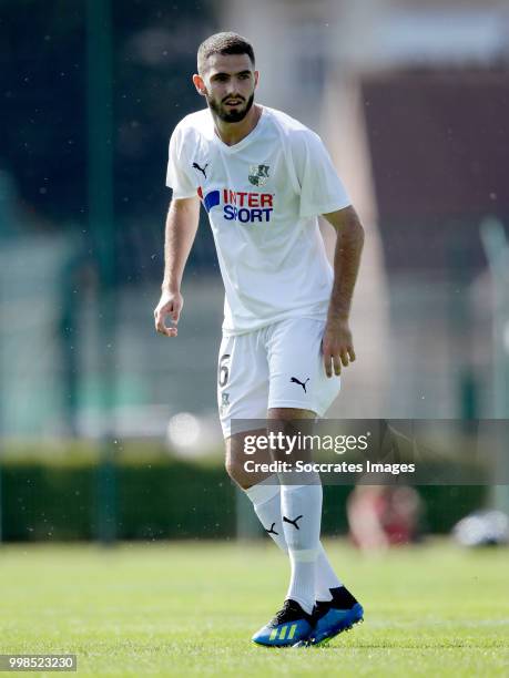 Thomas Monconduit of Amiens SC during the Club Friendly match between Amiens SC v UNFP FC at the Centre Sportif Du Touquet on July 13, 2018 in Le...