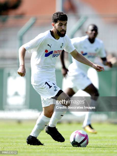 Madih Talal of Amiens SC during the Club Friendly match between Amiens SC v UNFP FC at the Centre Sportif Du Touquet on July 13, 2018 in Le Touquet...