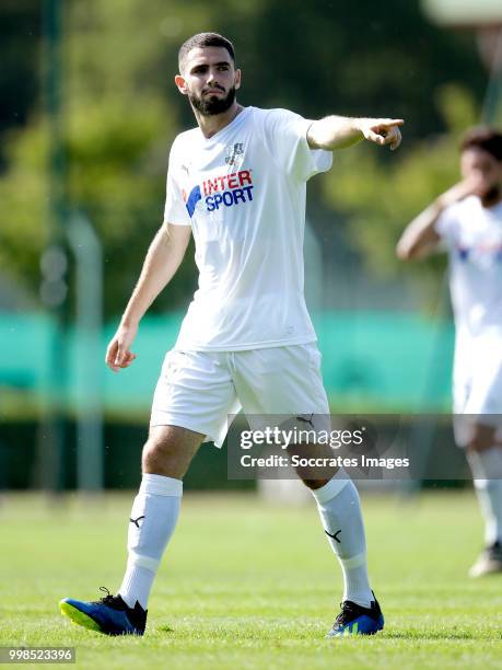 Thomas Monconduit of Amiens SC during the Club Friendly match between Amiens SC v UNFP FC at the Centre Sportif Du Touquet on July 13, 2018 in Le...