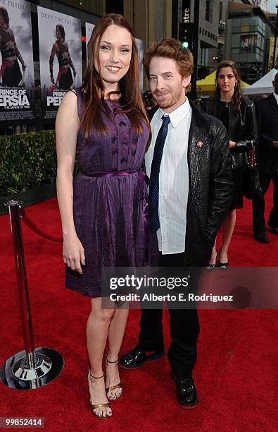 Actress Clare Grant and actor Seth Green arrive at the "Prince of Persia: The Sands of Time" Los Angeles premiere held at Grauman's Chinese Theatre...