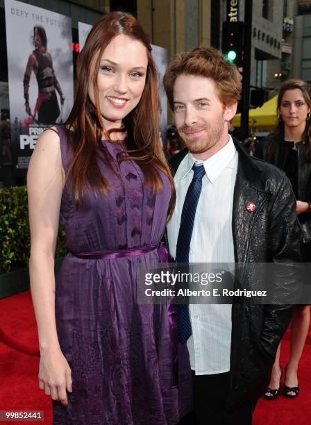 Actress Clare Grant and actor Seth Green arrive at the "Prince of Persia: The Sands of Time" Los Angeles premiere held at Grauman's Chinese Theatre...