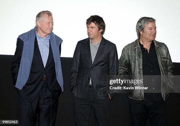 Actors Jon Voight, Jack Davenport, and director Gore Verbinski arrive at the premiere of Walt Disney Pictures' "Prince Of Persia: The Sands Of Time"...