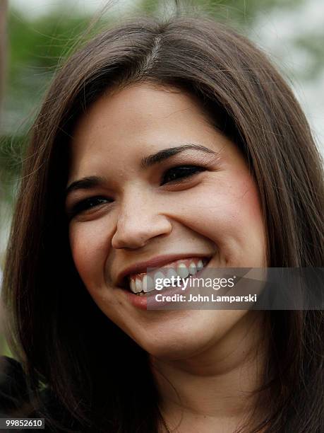 America Ferrera attends the 9th annual New York Restoration Project's Spring Picnic at Fort Washington Park on May 17, 2010 in New York City.