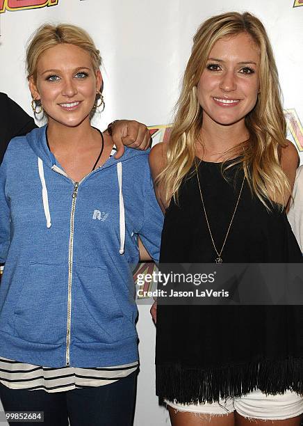 Stephanie Pratt and Kristin Cavallari attend KIIS FM's 2010 Wango Tango Concert at Staples Center on May 15, 2010 in Los Angeles, California.