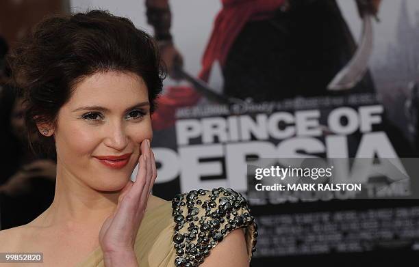 Actress Gemma Arterton poses on the red carpet as she arrives for the premiere of "Prince of Persia: The Sands of Time" at Grauman's Chinese Theater...