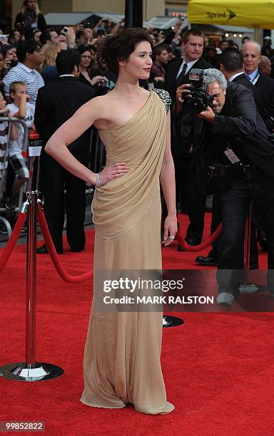 Actress Gemma Arterton poses on the red carpet as she arrives for the premiere of "Prince of Persia: The Sands of Time" at Grauman's Chinese Theater...