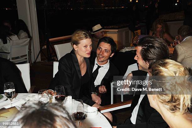 Melanie Thierry attends Finch's Quarterly Cannes Dinner 2010 at the Hotel du Cap as part of the 63rd Cannes Film Festival on May 17, 2010 in Antibes,...