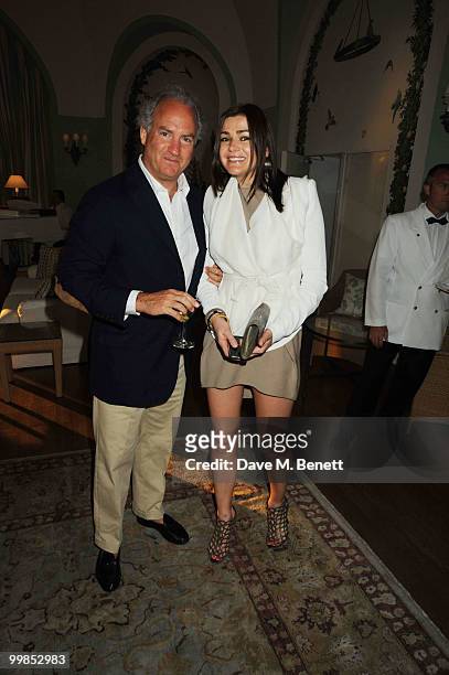 Charles Finch and Joanne Black attend Finch's Quarterly Cannes Dinner 2010 at the Hotel du Cap as part of the 63rd Cannes Film Festival on May 17,...