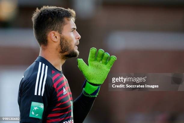 Thomas Didillon of Anderlecht during the Club Friendly match between Ajax v Anderlecht at the Olympisch Stadion on July 13, 2018 in Amsterdam...