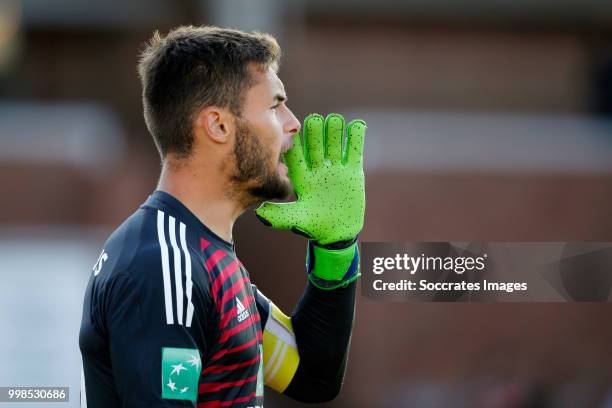 Thomas Didillon of Anderlecht during the Club Friendly match between Ajax v Anderlecht at the Olympisch Stadion on July 13, 2018 in Amsterdam...