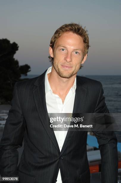 Jenson Button attends Finch's Quarterly Cannes Dinner 2010 at the Hotel du Cap as part of the 63rd Cannes Film Festival on May 17, 2010 in Antibes,...