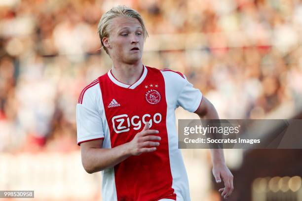 Kasper Dolberg of Ajax during the Club Friendly match between Ajax v Anderlecht at the Olympisch Stadion on July 13, 2018 in Amsterdam Netherlands