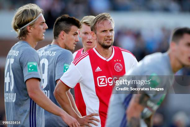 Siem de Jong of Ajax during the Club Friendly match between Ajax v Anderlecht at the Olympisch Stadion on July 13, 2018 in Amsterdam Netherlands