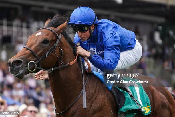 At Newmarket Racecourse on July 14, 2018 in Newmarket, United Kingdom.