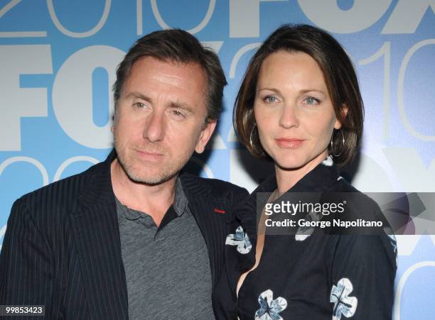 Tim Roth and Kelli Williams attend the 2010 FOX UpFront after party at Wollman Rink, Central Park on May 17, 2010 in New York City.