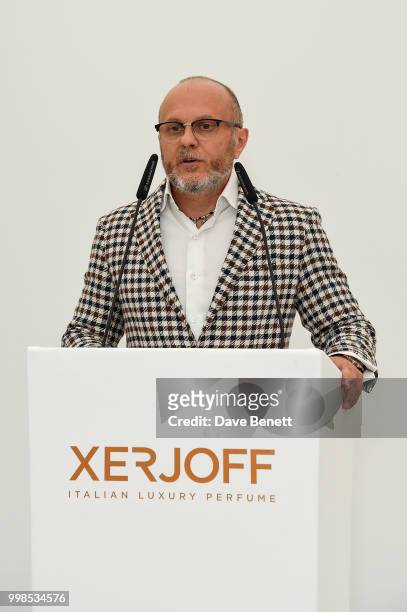 Sergio Momo attends the Xerjoff Royal Charity Polo Cup 2018 on July 14, 2018 in Newbury, England.