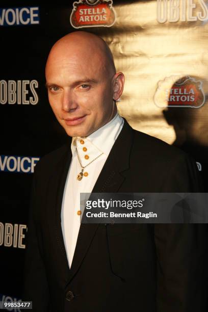 Actor Michael Cerveris attends the 55th Annual OBIE awards at Webster Hall on May 17, 2010 in New York City.