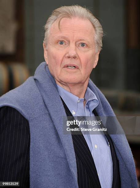 Jon Voight attends the Jerry Bruckheimer Hand And Footprint Ceremony at Grauman's Chinese Theatre on May 17, 2010 in Hollywood, California.