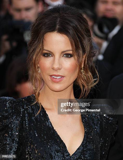 Actress Kate Beckinsale attends the premiere of 'Biutiful' held at the Palais des Festivals during the 63rd Annual International Cannes Film Festival...