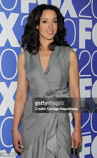Jennifer Beals attend the 2010 FOX UpFront after party at Wollman Rink, Central Park on May 17, 2010 in New York City.