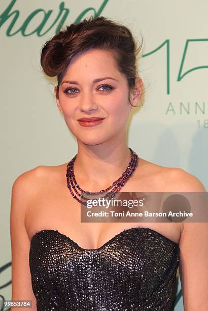 Actress Marion Cotillard attends the Chopard 150th Anniversary Party at the VIP Room, Palm Beach during the 63rd Annual International Cannes Film...