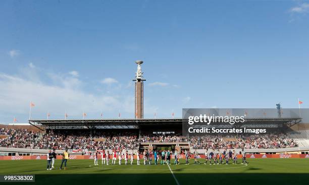 Olympic Stadium of Amsterdam during the Club Friendly match between Ajax v Anderlecht at the Olympisch Stadion on July 13, 2018 in Amsterdam...