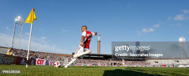 Hakim Ziyech of Ajax during the Club Friendly match between Ajax v Anderlecht at the Olympisch Stadion on July 13, 2018 in Amsterdam Netherlands