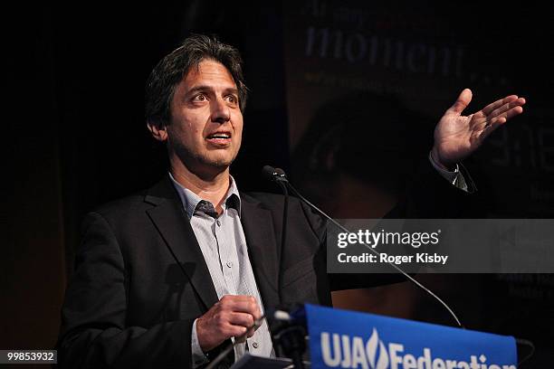 Comedian/actor Ray Romano speaks at the UJA-Federation of New York's Broadcast, Cable & Video Awards Celebration at The Edison Ballroom on May 17,...