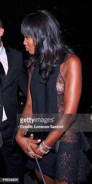Naomi Campbell attends the Chopard 150th Anniversary Party at the VIP Room of Cannes on May 17, 2010 in Cannes, France.